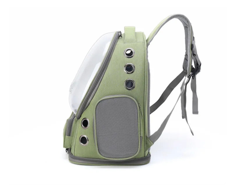 Transparent Pet Carrier Backpack — Breathable Travel Bag