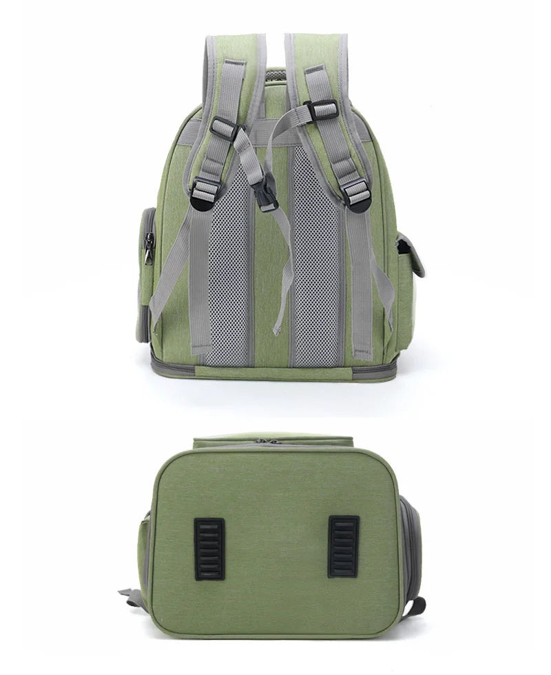 Transparent Pet Carrier Backpack — Breathable Travel Bag